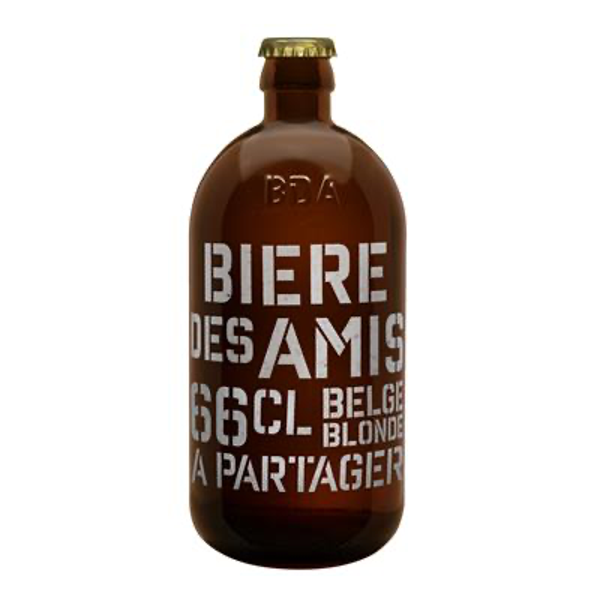 BIERE DES AMIS BLONDE 5,8% ONE WAY 12X66CL Art nr. 51044