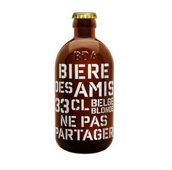 BIERE DES AMIS BLONDE 5,8% ONE WAY 24X33CL Art nr. 52644