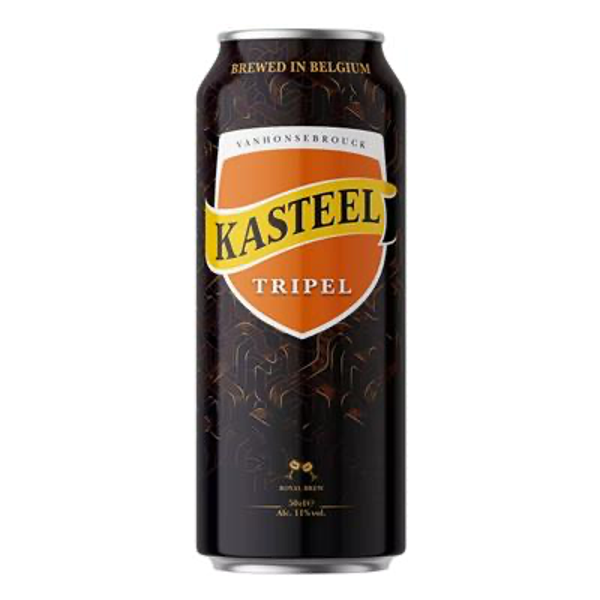 KASTEELBIER TRIPEL 11° CANS 24X50CL Art nr. 56382