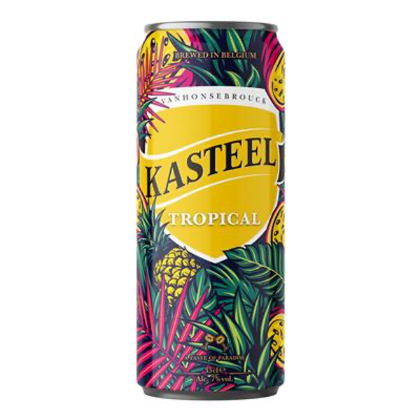 KASTEELBIER TROPICAL 7% CANS 24X50CL Art nr. 56488