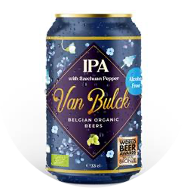 VAN BULCK IPA CANS 0,5% BIO 24X33CL Art nr. 56278