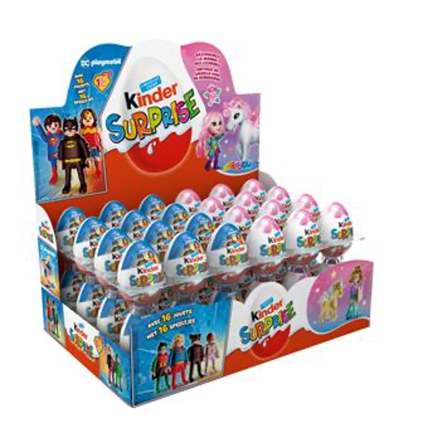 Display 20 FERRERO KINDER SURPRISE T1 MIXTE 20GX48 stuks