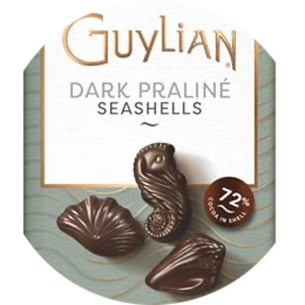 GUYLIAN ZEEVRUCHTEN DARK PRALINÉ 12X112G Art nr. 54034