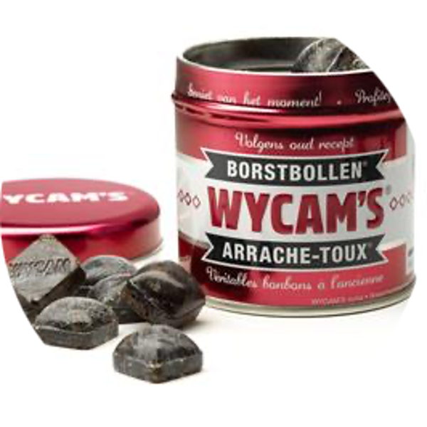 WYCAM'S snoep BORSTBOLLEN 12X195G
