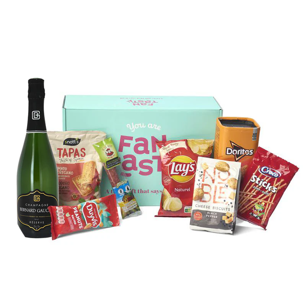 Aperitiefgeschenk 'Champagne & Treats' verp 24 collie