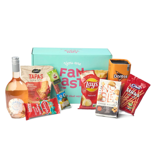 Aperitiefgeschenk 'Rosé Wine & Treats' verp 24 collie