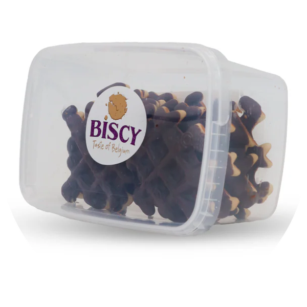 Biscy Boterwafels Pure Chocolade 320g Verp 120 collie