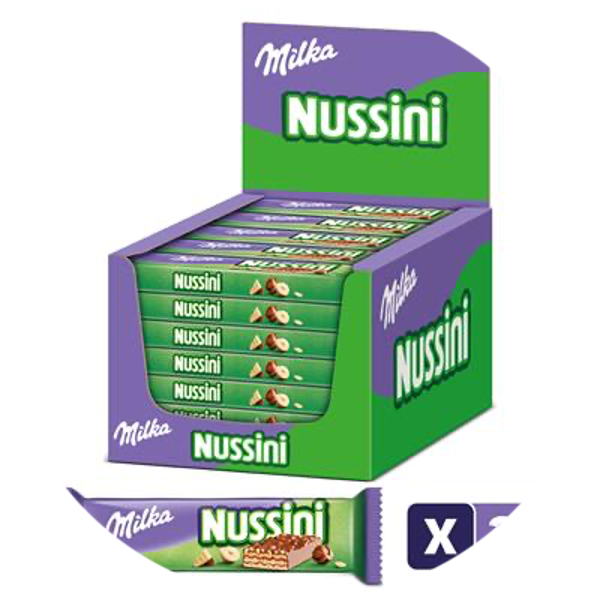 Display MILKA NUSSINI MELK Desplay 35X31,5G Art nr. 43196