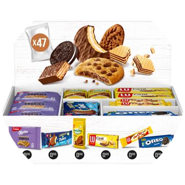 Display LU OREO MILKA MIXED BOX Desplay 47ST Art nr. 55267