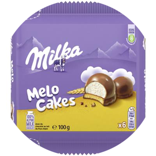 MILKA MELO-CAKES 12X100G 6 STUKS Art nr. 224