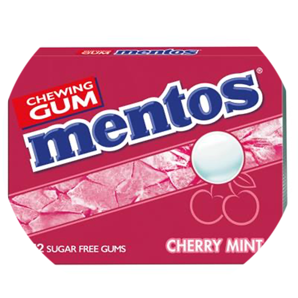 MENTOS GUM BLISTER BREEZE CHERRY MINT X12 Art nr. 25248
