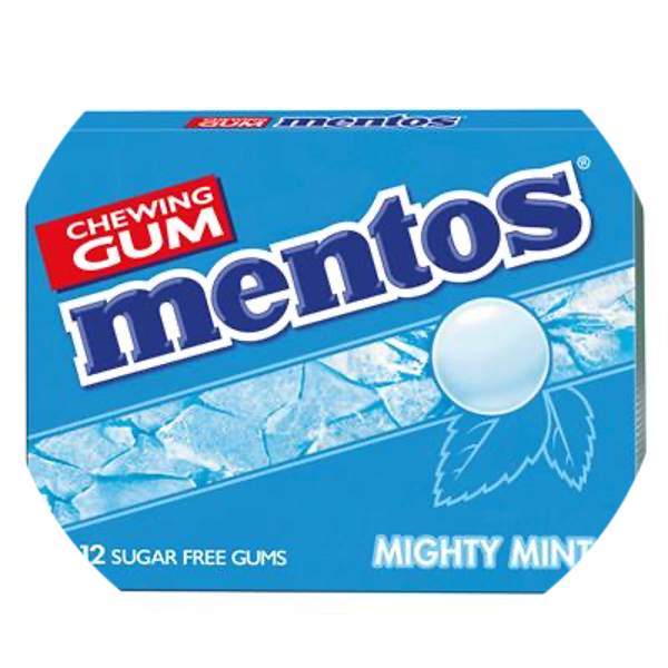MENTOS GUM BLISTER MIGHTY MINT X12 Art nr. 44331