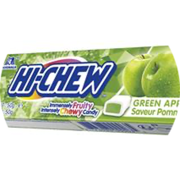 HI-CHEW CHEWY CANDY GREEN APPLE15X50G Art nr. 55970