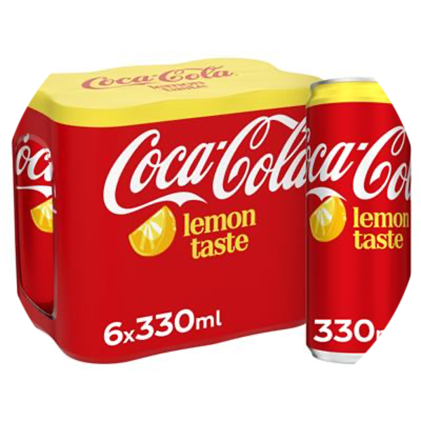 COCA-COLA LEMON SLEEK CANS 4X33CL 6-PACK Art nr. 56652