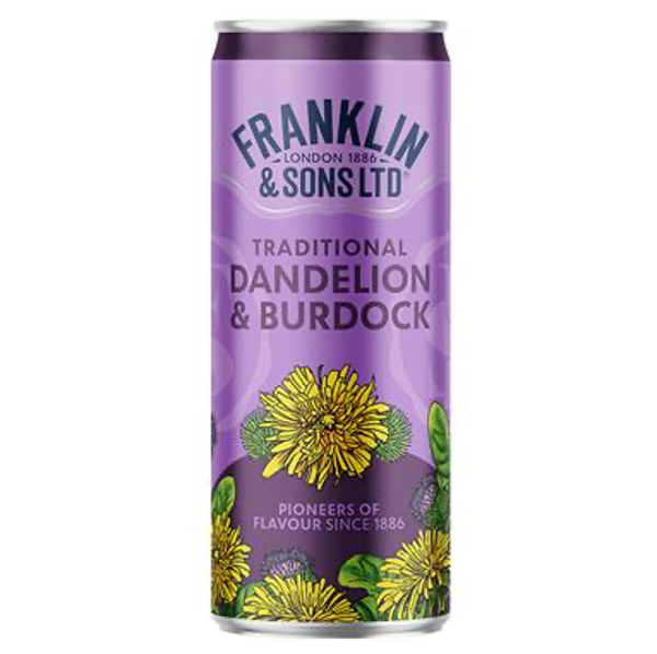 FRANKLIN & SONS DANDELION&BURDOCK LEM CAN 12X25CL Art nr. 55787