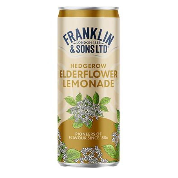 FRANKLIN & SONS HEDGEROW ELDERFL. LEM. CAN 12X25CL Art nr. 55785