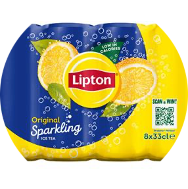 LIPTON ICE TEA ORIGINAL BRUIS CANS 3X33CL 8P