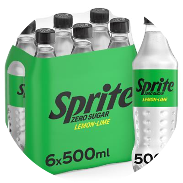 SPRITE NO SUGAR PET 4X50CL 6-PACK Art nr. 54130