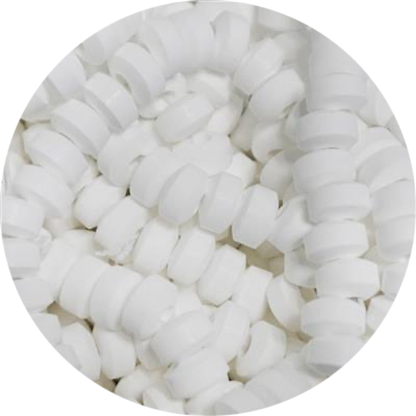 LOLLYWOOD SNOEPKETTINGEN WIT 17G 1KG Art nr. 53537