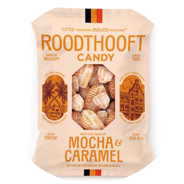 ROODTHOOFT MOCHA CARAMEL 10X200G Art nr. 56089