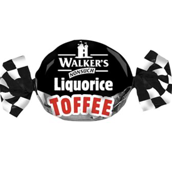 WALKERS LIQUORICE TOFFEES 2,50KG Art nr. 36910