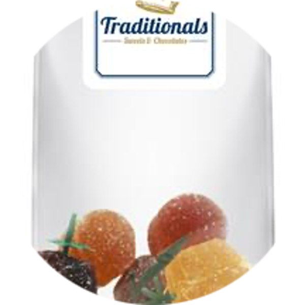 TRADITIONALS PÂTES DE FRUITS KL. VRUCHTEN 10X210G Art nr. 40419