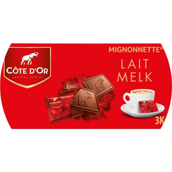 CÔTE D'OR MIGNONNETTES MELK 300X10G Art nr. 51181