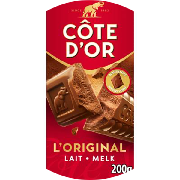 CÔTE D'OR PAKKEN MELK 18X200G Art nr. 24785