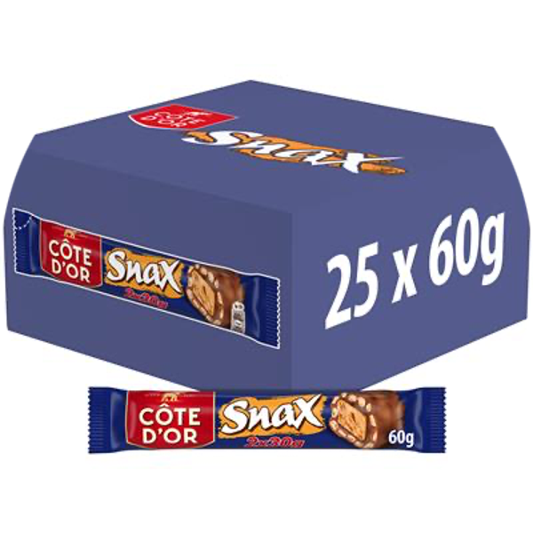 CÔTE D'OR SNAX BIG SIZE 25X60G Art nr. 36709