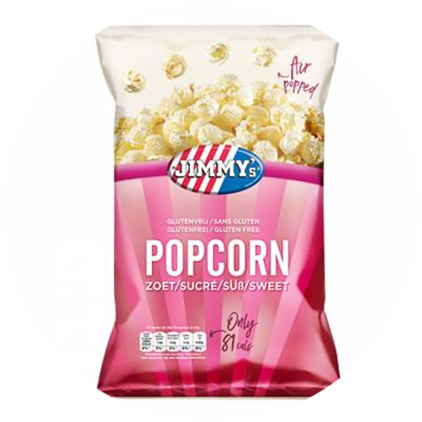 JIMMY'S POPCORN IMPULS BAG SWEET 12X60G Art nr. 53988