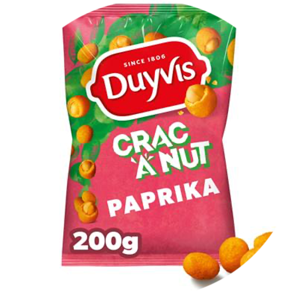 DUYVIS CRAC A NUT PAPRIKA 21X200G Art nr. 19958