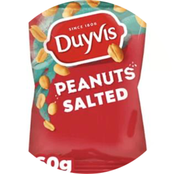 DUYVIS GEZOUTEN PINDA NOOTJES 24X60G Art nr. 54178