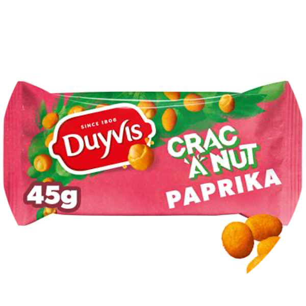 DUYVIS CRAC A NUT PAPRIKA 20X45G Art nr. 42571