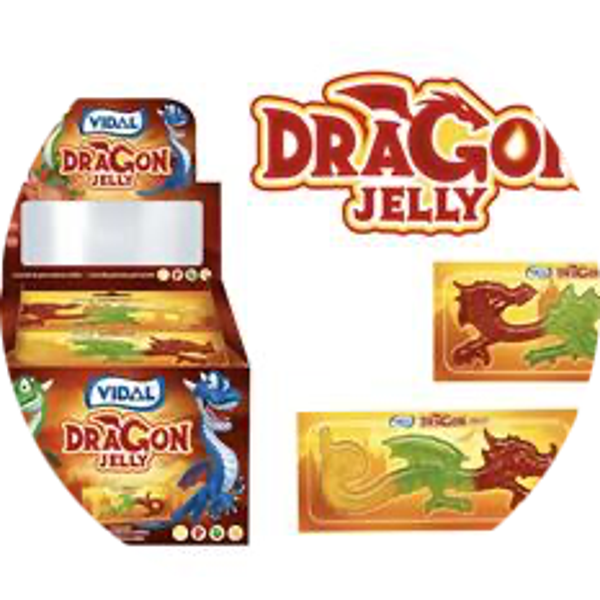 VIDAL DRAGON JELLY 33G 22 STUKS Art nr. 54166