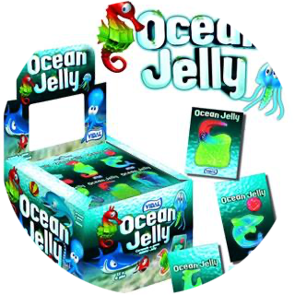 VIDAL OCEAN JELLY 11G Display 66 STUKS Art nr. 54647