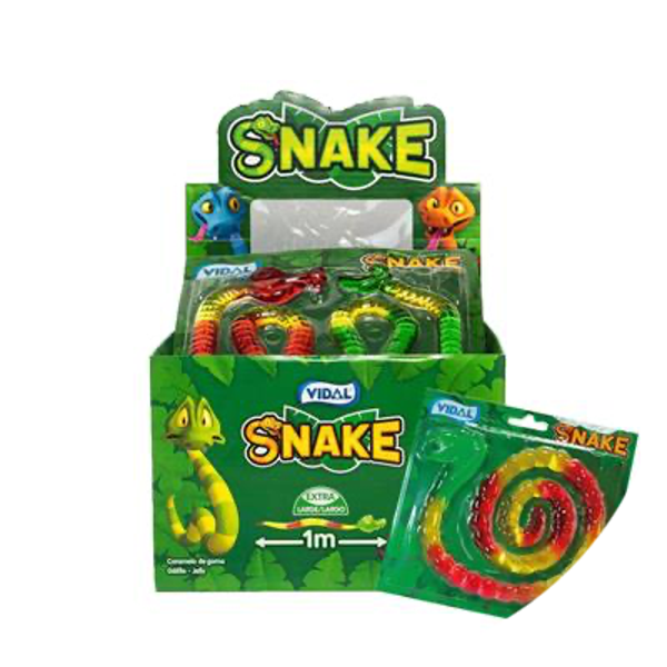 VIDAL SNAKE JELLY 66G Display  11 STUKS Art nr. 53020