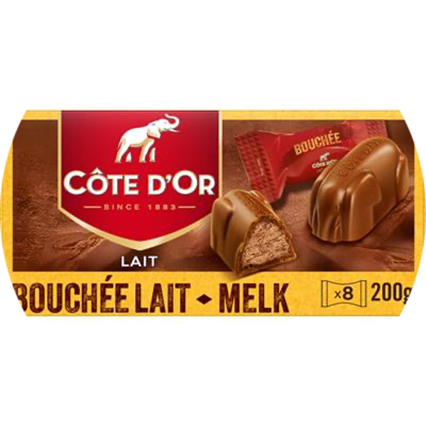 CÔTE D'OR BOUCHÉES MELK 8-PACK X12 Art nr. 315