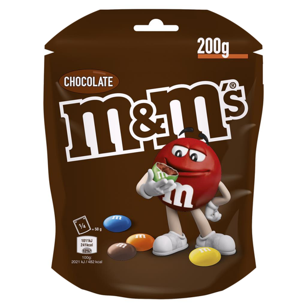 M&M'S CHOCO POUCH 30X200G Art nr. 56707