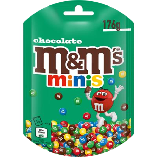 M&M'S MINI POUCH 11X176G Art nr. 56701