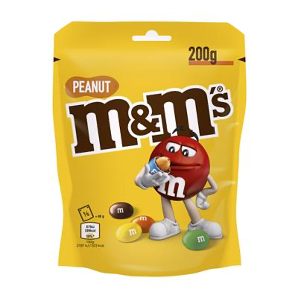 M&M'S PEANUT POUCH 30X200G Art nr. 56704