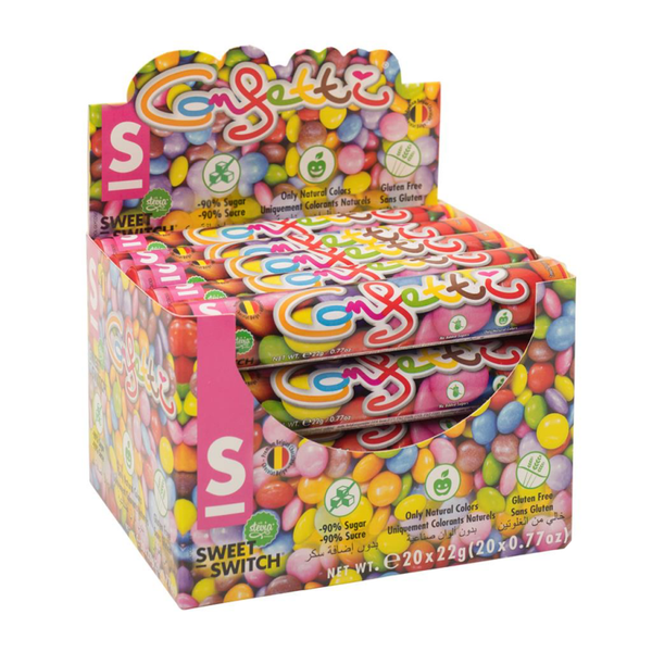 SWEET-SWITCH CONFETTI Display  20X22G Art nr. 50615