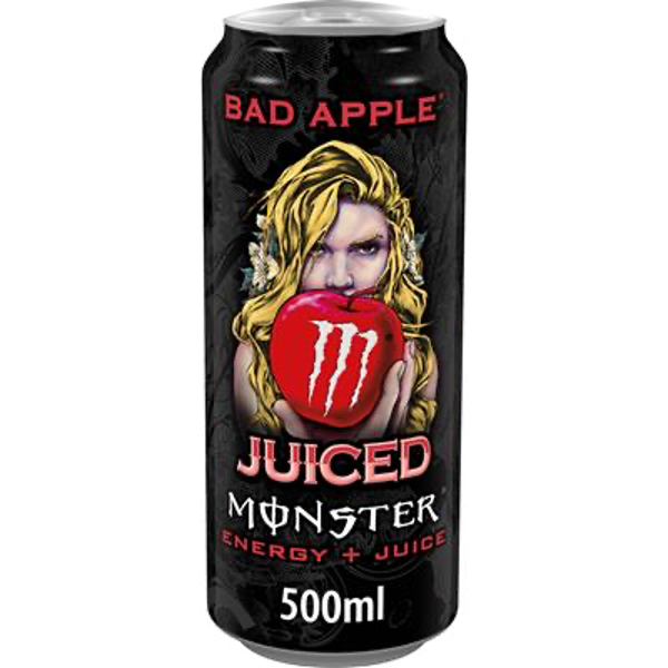 MONSTER ENERGY JUICED BAD APPLE CANS 24X50CL Art nr. 55025
