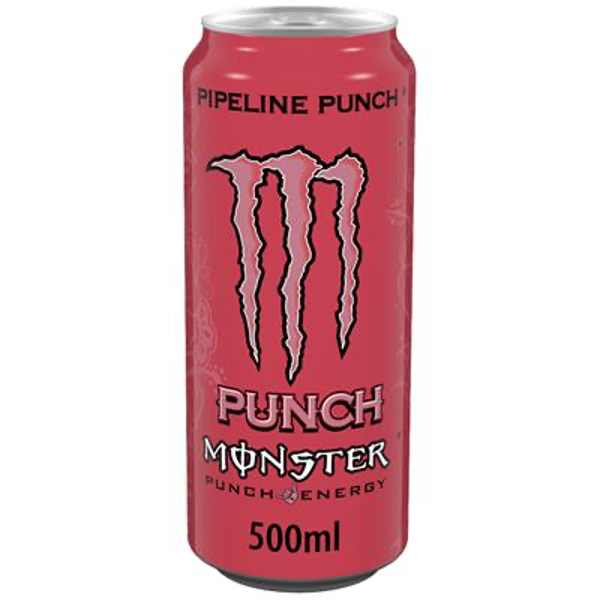 MONSTER ENERGY JUICED PIPELINE PUNCH CANS 24X50CL Art nr. 44074