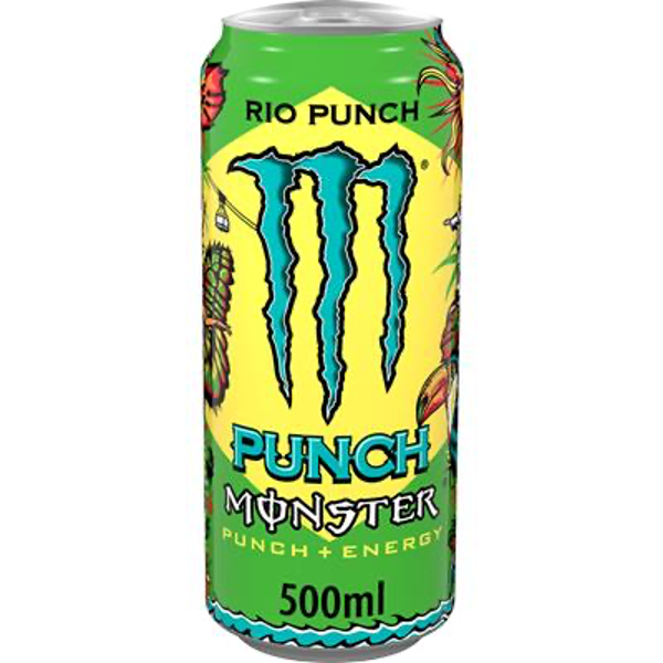 MONSTER ENERGY JUICED RIO PUNCH CANS 24X50CL Art nr. 55873