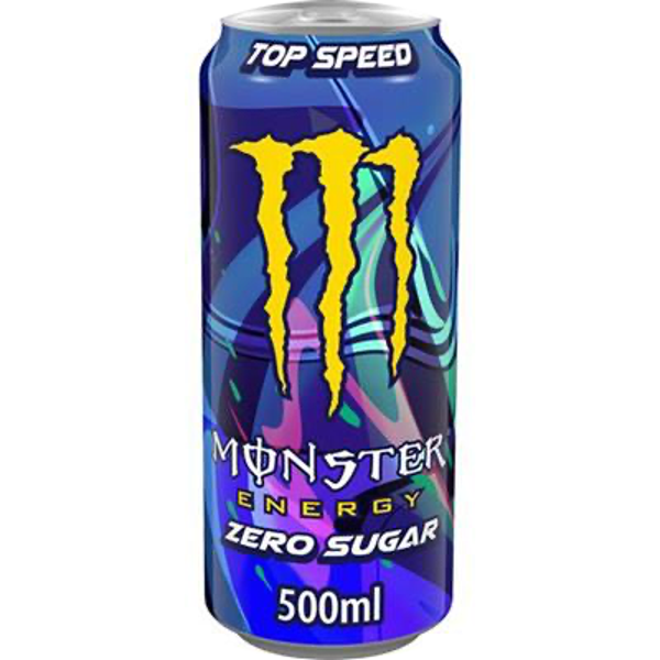 MONSTER ENERGY TOP SPEED ZERO SUGAR 24X50CL Art nr. 53743