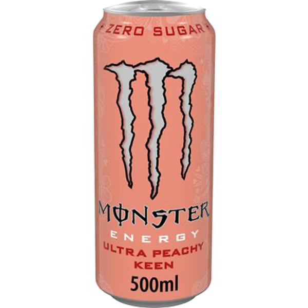 MONSTER ENERGY ULTRA PEACHY KEEN CANS 24X50CL Art nr. 55024