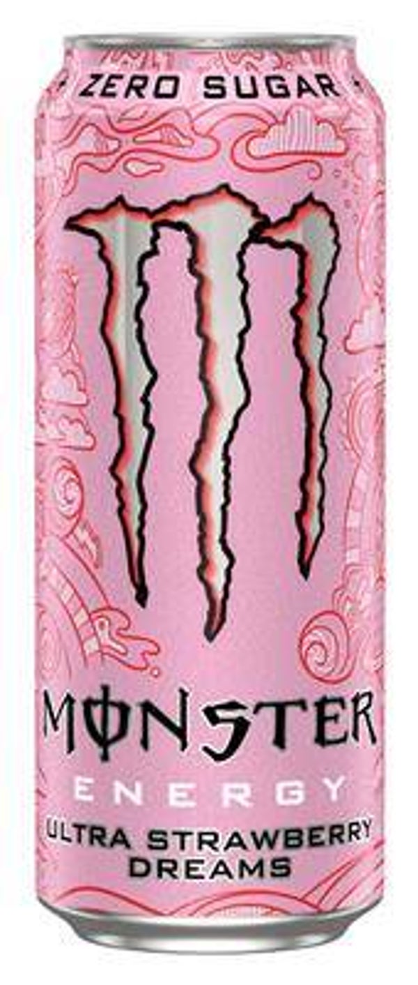MONSTER ENERGY ULTRA STRAWBERRY DREAM CANS 24X50CL Art nr. 55685