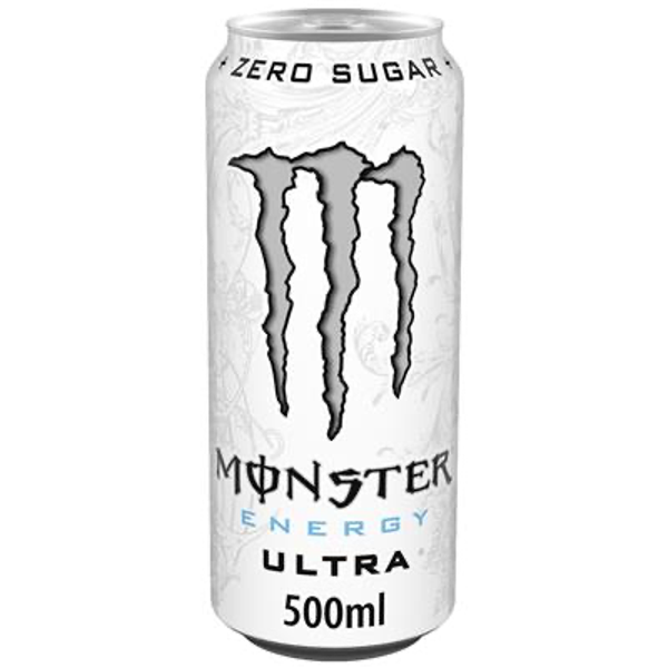 MONSTER ENERGY ULTRA WHITE CANS 24X50CL Art nr. 41339