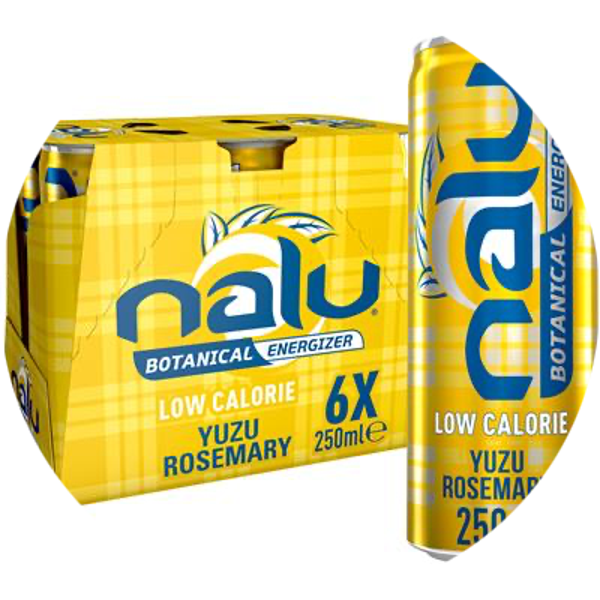 NALU BOTANICAL YUZU ROSEMARY CANS 4X25CL 6-PACK Art nr. 55328