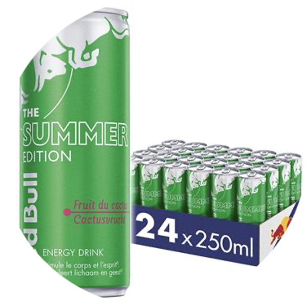 RED BULL ENERGY CACTUS GREEN EDITION CANS 24X25CL Art nr. 53899